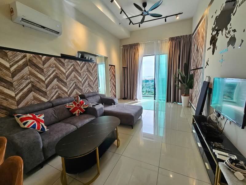 Servis Apartment untuk Disewa di Ong Kim Wee Residence - Joanne How - Living Room - PropertyGuru.com.my