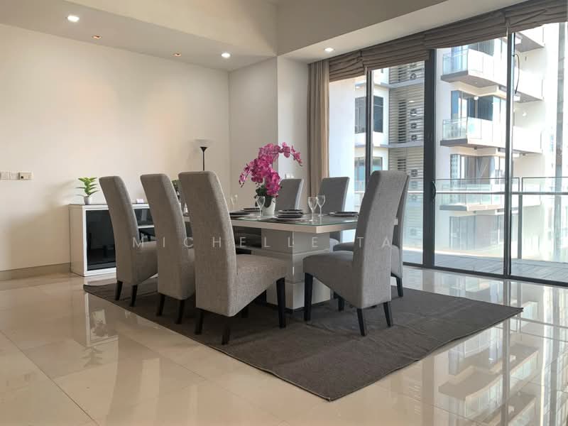 Servis Apartment untuk Dijual di Suria Stonor - Michelle Tan - Dining Room - PropertyGuru.com.my