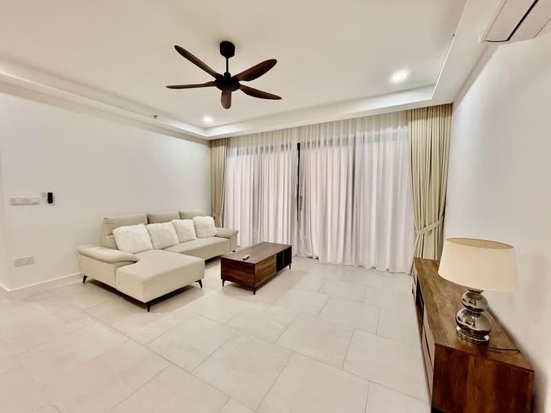 Servis Apartment untuk Disewa di Jendela Residences - Yin Peng . - Living Room - PropertyGuru.com.my