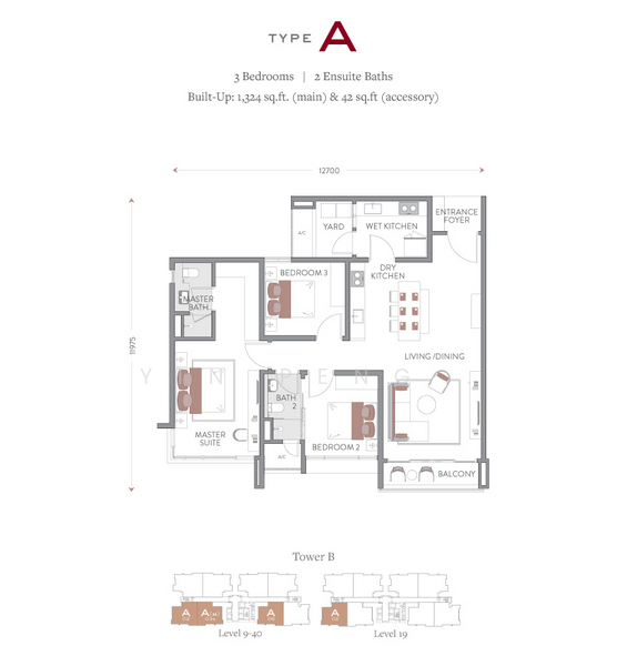 Servis Apartment untuk Disewa di Jendela Residences - Yin Peng . - PropertyGuru.com.my