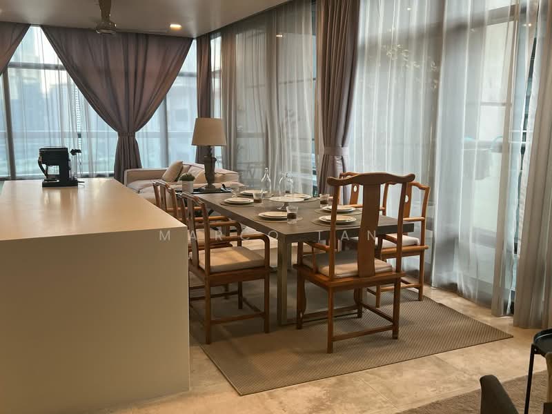 Kondominium untuk Disewa di Condominium @ The Troika - Marco Tan - Living Room - PropertyGuru.com.my