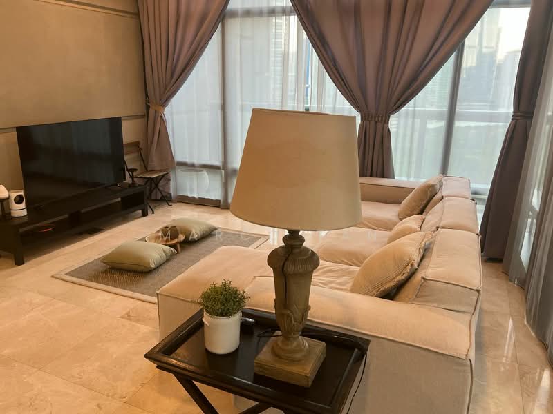Kondominium untuk Disewa di Condominium @ The Troika - Marco Tan - Living Room - PropertyGuru.com.my