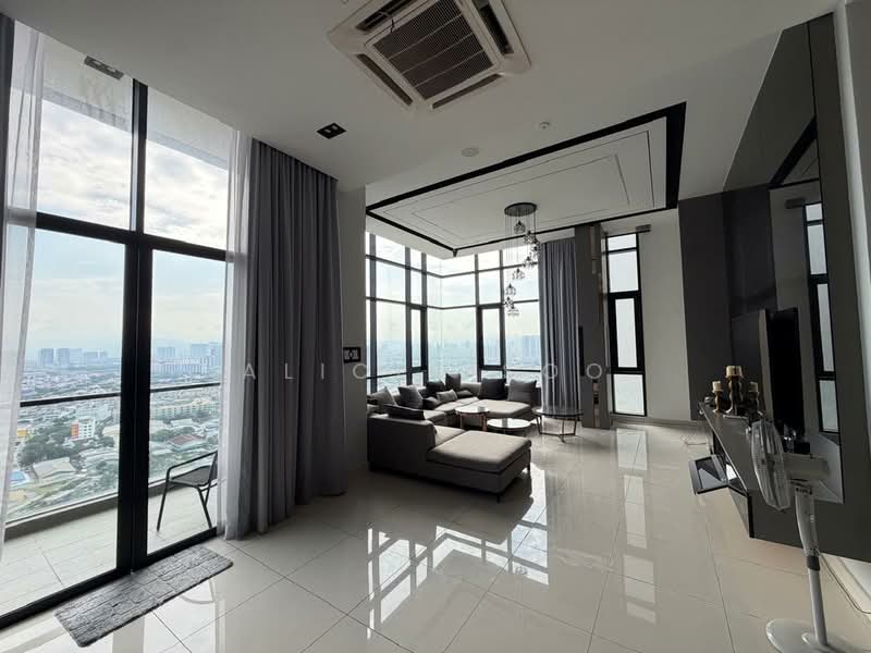 Condominium for Sale at Dua Menjalara - Alicia Soo - Living Room - PropertyGuru.com.my