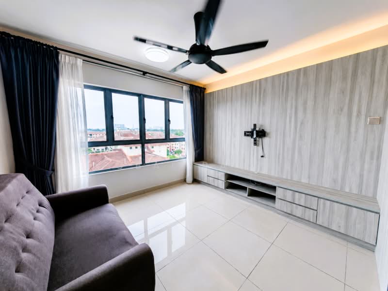 Service Residence for Sale at Residensi Sutera 7 - Iqbal Rafei - Living Room - PropertyGuru.com.my