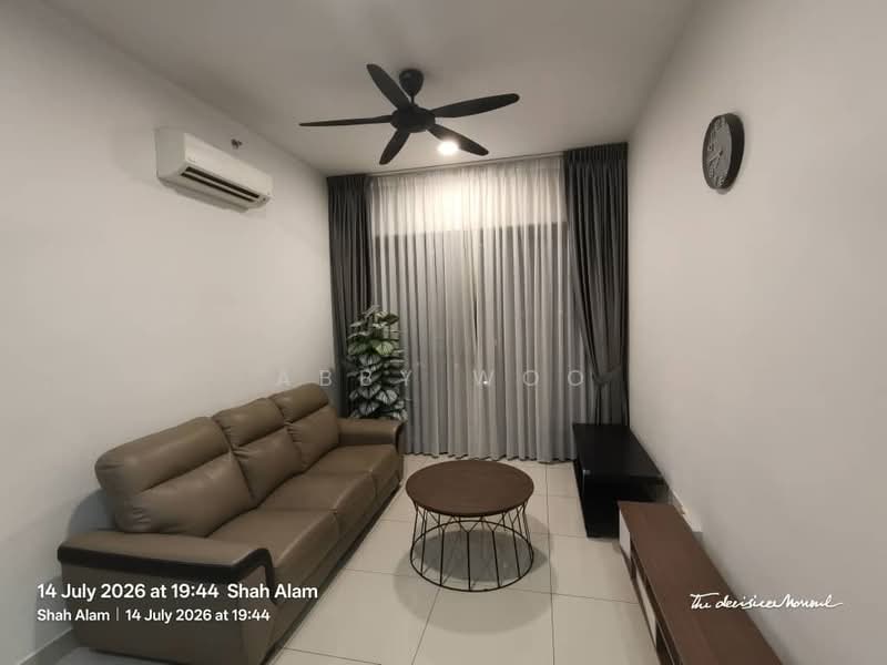 Servis Apartment untuk Disewa di Setia City Residences - Abby Woo - Living Room - PropertyGuru.com.my