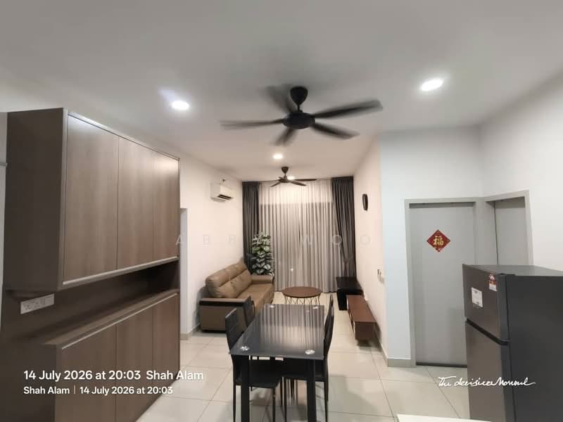 Servis Apartment untuk Disewa di Setia City Residences - Abby Woo - Living Room - PropertyGuru.com.my