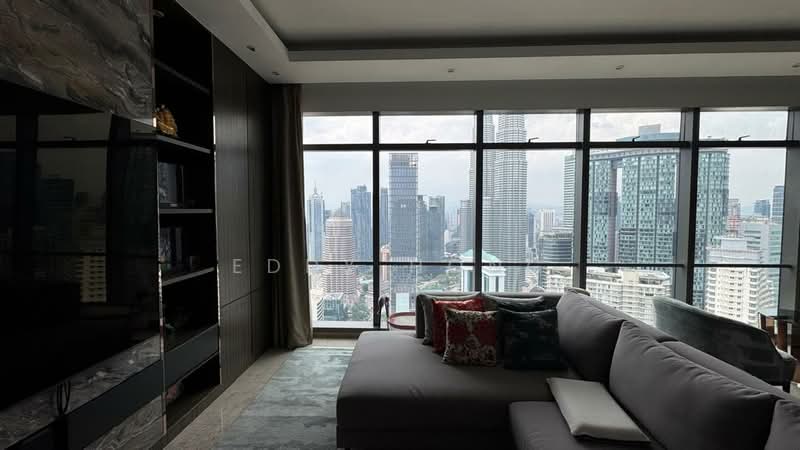 Servis Apartment untuk Disewa di The Ritz-Carlton Residences - Eddy Hong - Living Room - PropertyGuru.com.my