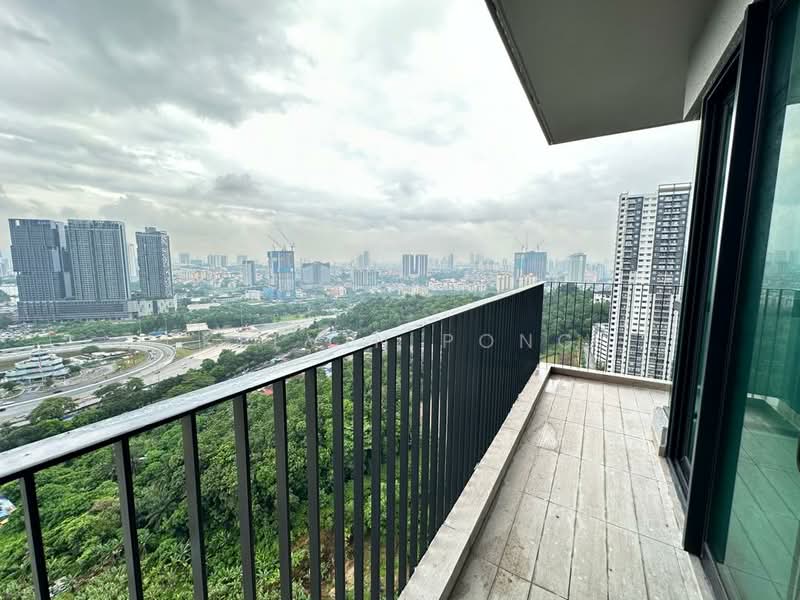 Servis Apartment untuk Dijual di Cubic Botanical - Kelvin Pong - Balcony - PropertyGuru.com.my