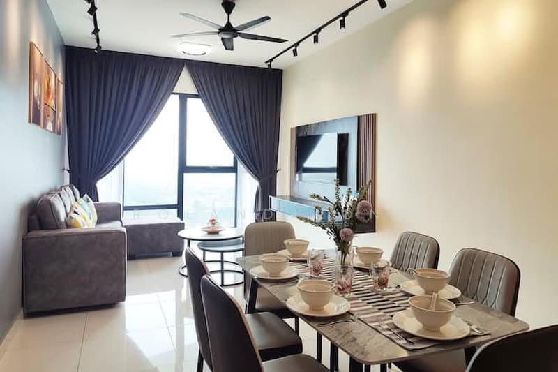Servis Apartment untuk Disewa di Southkey Mosaic - Roland Wong - Living Room - PropertyGuru.com.my