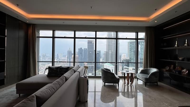 Servis Apartment untuk Disewa di The Ritz-Carlton Residences - Angie Fun - Living Room - PropertyGuru.com.my