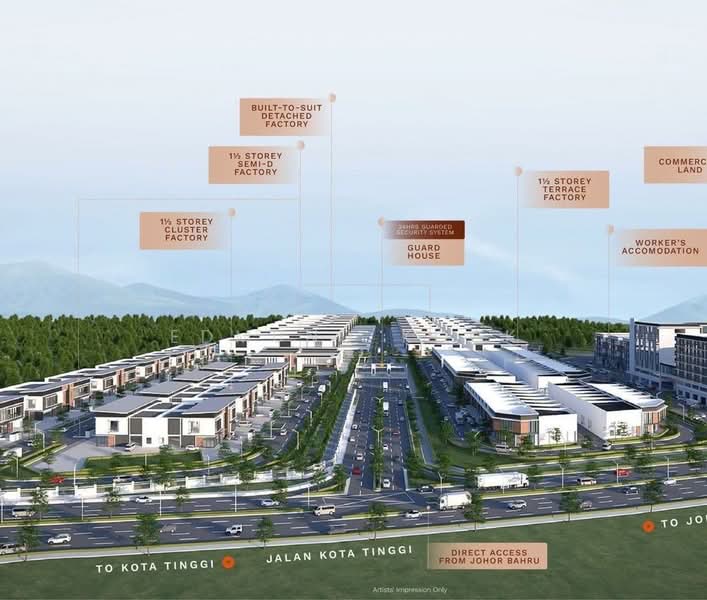 Kilang untuk Dijual di Akasia Business Park (Ulu Tiram) - Edmund Kock - Exterior - PropertyGuru.com.my