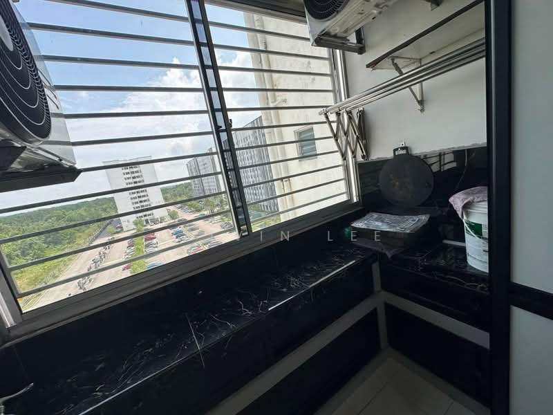 Apartment for Sale at Denai Nusantara Apartment - Calvin Lee - Balcony - PropertyGuru.com.my