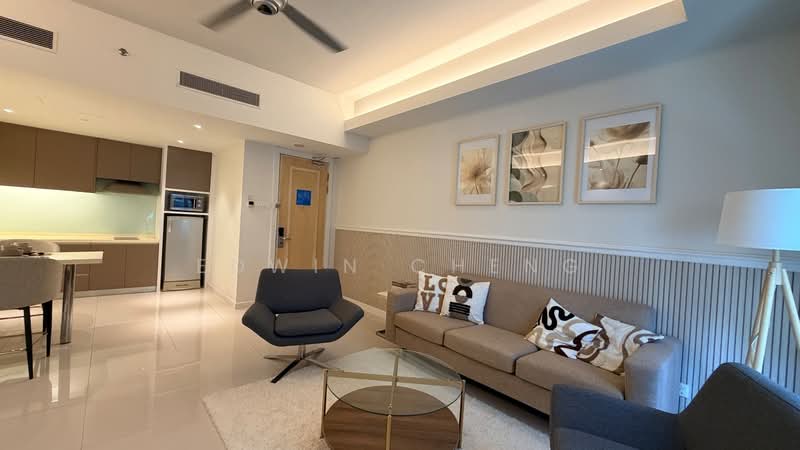 Service Residence for Rent at Cormar Suites (Fraser Place (Lot 163)) - Edwin Cheng - Living Room - PropertyGuru.com.my