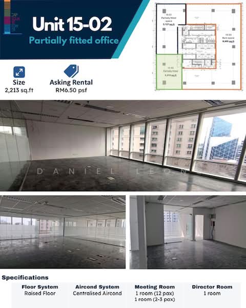 Office for Rent in KL City Centre (Kuala Lumpur) - Daniel Leong - PropertyGuru.com.my