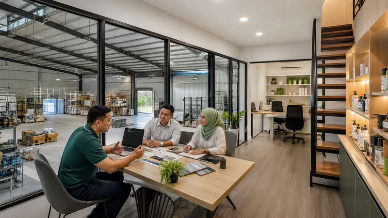 Tanah Perindustrian untuk Dijual di Serkam (Melaka) - Wesley Tan - Interior - PropertyGuru.com.my