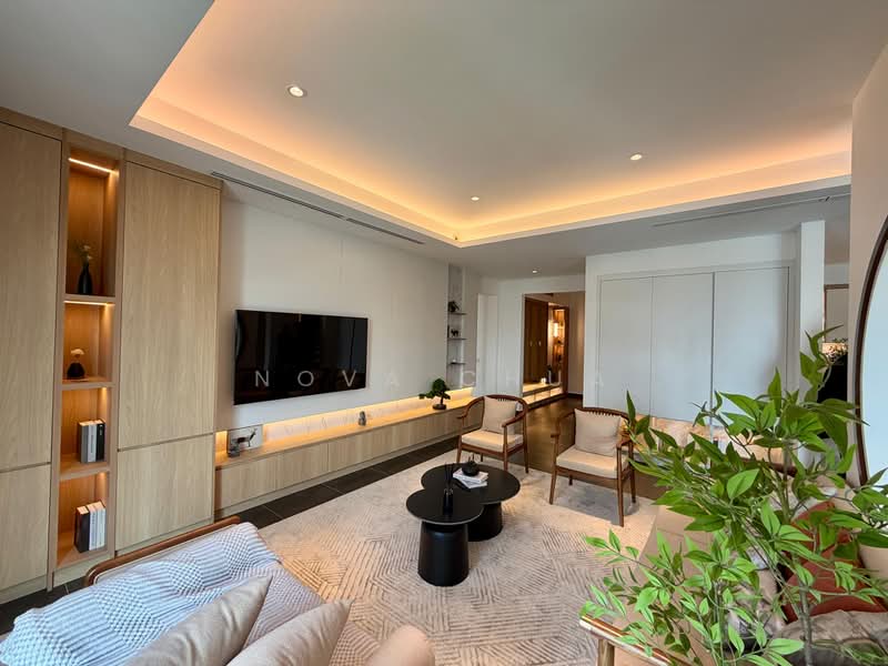 Kondominium untuk Dijual di Capella Embassy (D'Rapport Residences) - Nova Chua - Living Room - PropertyGuru.com.my
