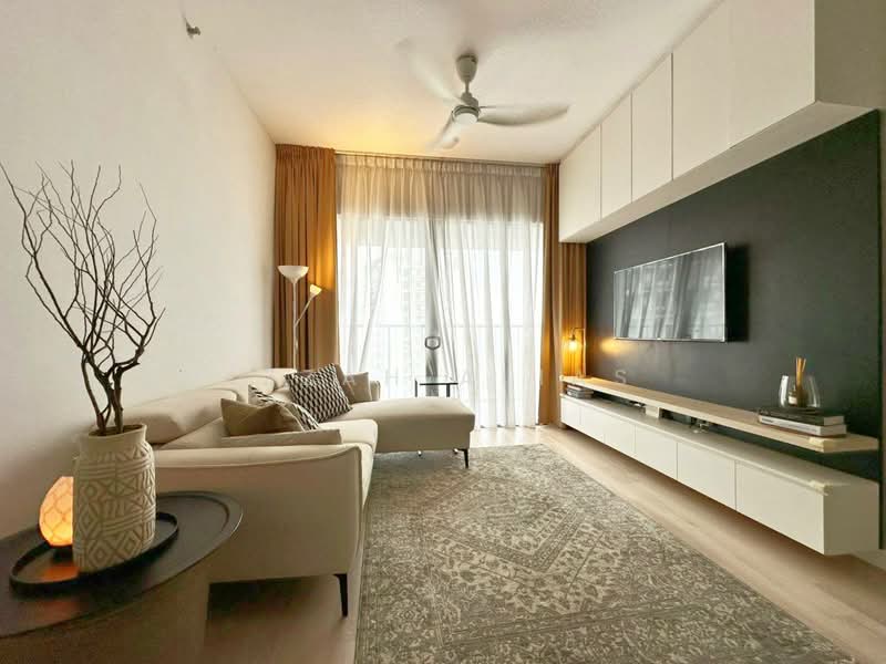 Service Residence for Sale at Setia City Residences - Izzah Alias - Living Room - PropertyGuru.com.my