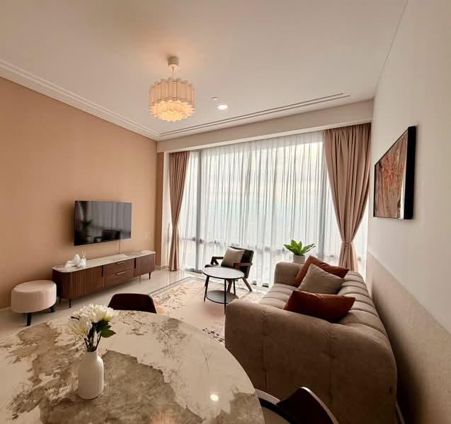 Kediaman Servis untuk Disewa di Regent Suites @ Pavilion Damansara Heights - Kent Lau - Living Room - PropertyGuru.com.my