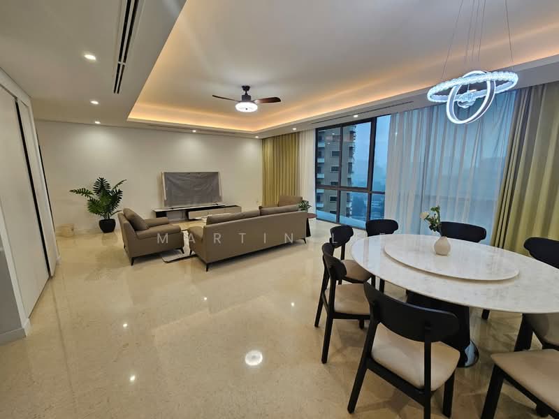 Kondominium untuk Disewa di Capella Embassy (D'Rapport Residences) - Martin Lee - Living Room - PropertyGuru.com.my