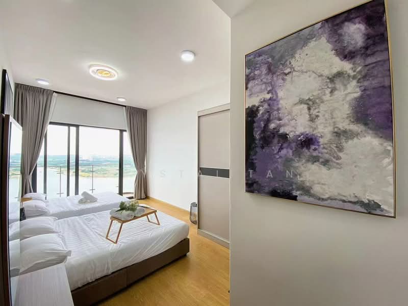 Kondominium untuk Dijual di Bay Laurel @ Country Garden Danga Bay - Crystal Tan - Bedroom - PropertyGuru.com.my