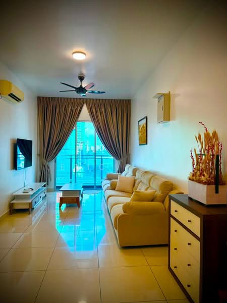 Servis Apartment untuk Disewa di Sky Habitat - Eric Foo - Living Room - PropertyGuru.com.my
