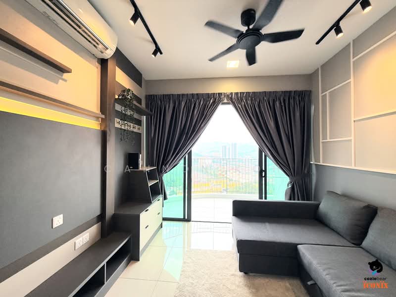 Service Residence for Rent at Datum Jelatek Residence - Cannon Koh - Living Room - PropertyGuru.com.my