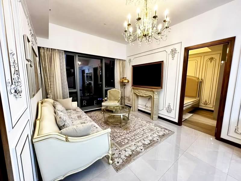 Servis Apartment untuk Disewa di Core Residence @ TRX - Rex Tan - Living Room - PropertyGuru.com.my