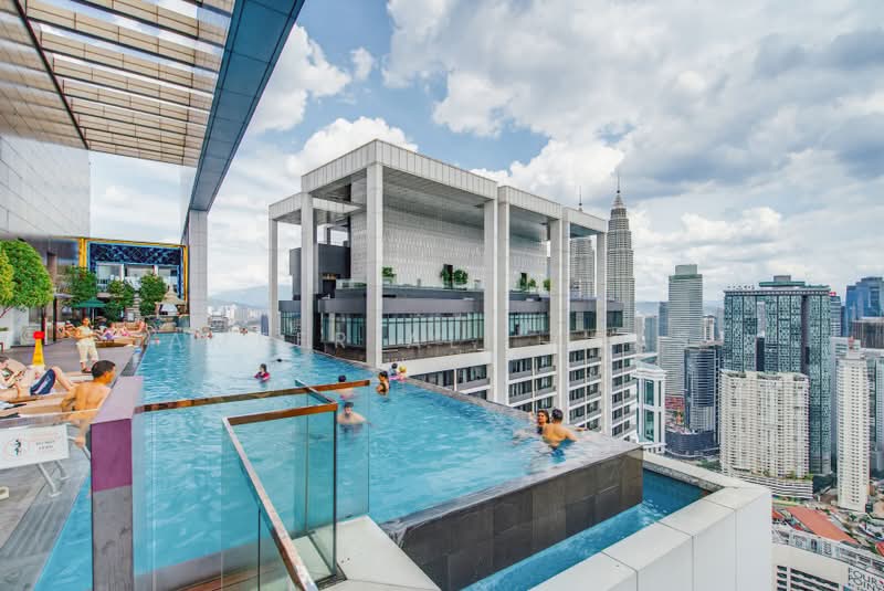 Servis Apartment untuk Disewa di The Face Suites (Platinum Suites) - Ameer Ali Abas - Infinity Pool - PropertyGuru.com.my