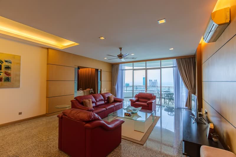 Kondominium untuk Dijual di Gurney Palace - Sam Kam - Living Room - PropertyGuru.com.my