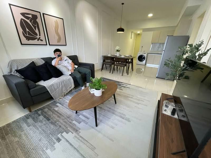 Service Residence for Sale at Parc 3 - Erica Law - Living Room - PropertyGuru.com.my