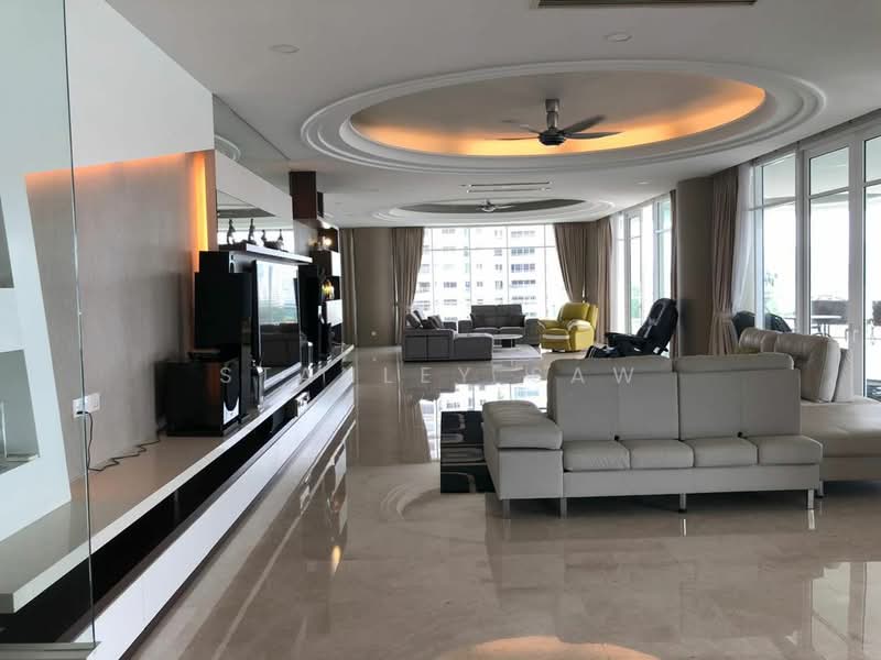 Kondominium untuk Dijual di 8 Gurney (The Shore Condominium) - Stanley Saw - Living Room - PropertyGuru.com.my