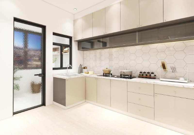 Service Residence for Sale at Almyra Residences - Kiki Bu - Kitchen - PropertyGuru.com.my