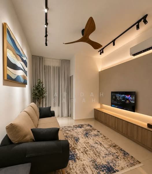 Service Residence for Rent at BeCentral @ i-City - Faridah Samah - Living Room - PropertyGuru.com.my