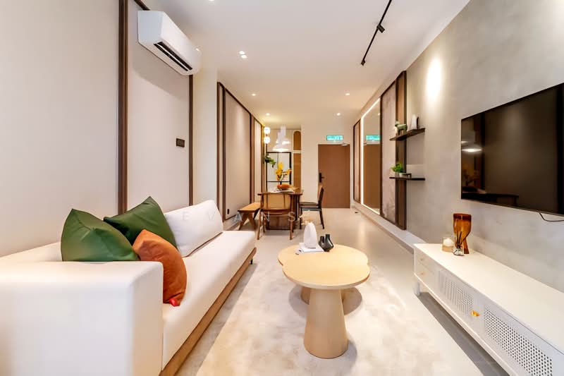 Servis Apartment untuk Dijual di Ara Residences - Evans Ee - Living Room - PropertyGuru.com.my