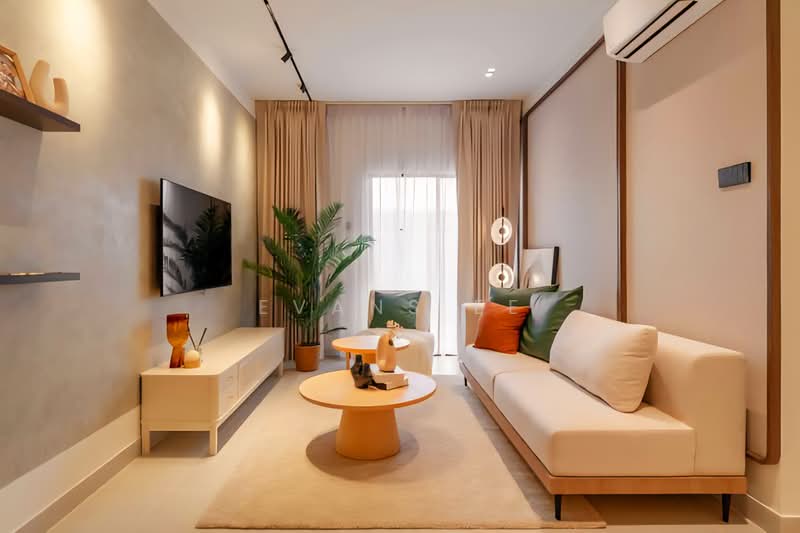 Servis Apartment untuk Dijual di Ara Residences - Evans Ee - Living Room - PropertyGuru.com.my
