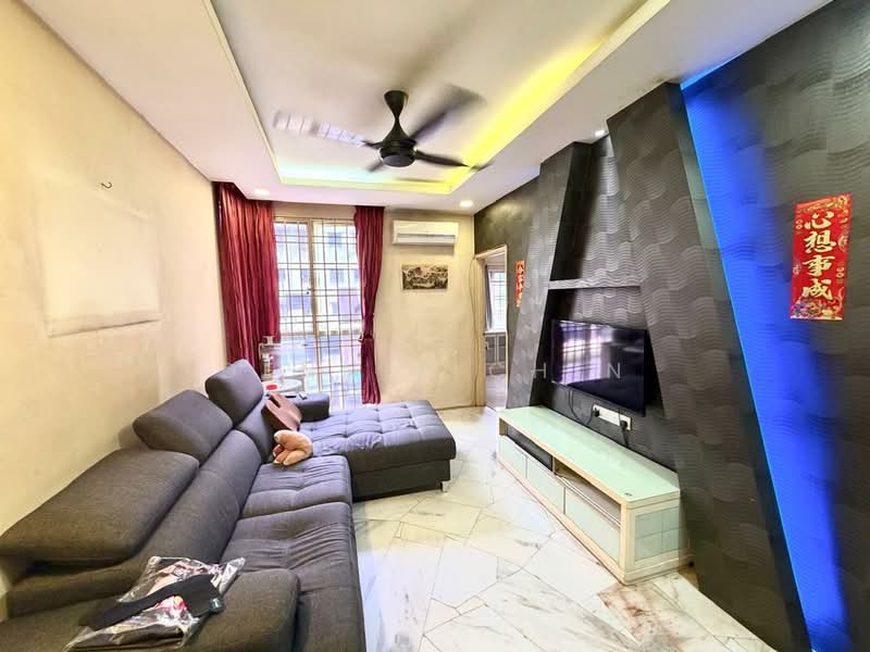 Apartment for Sale at Pangsapuri Bayu - Dennix Chin - Living Room - PropertyGuru.com.my