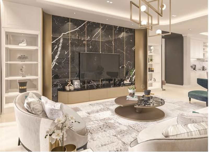 Service Residence for Sale at Union Suites - Kitty Kong - Living Room - PropertyGuru.com.my