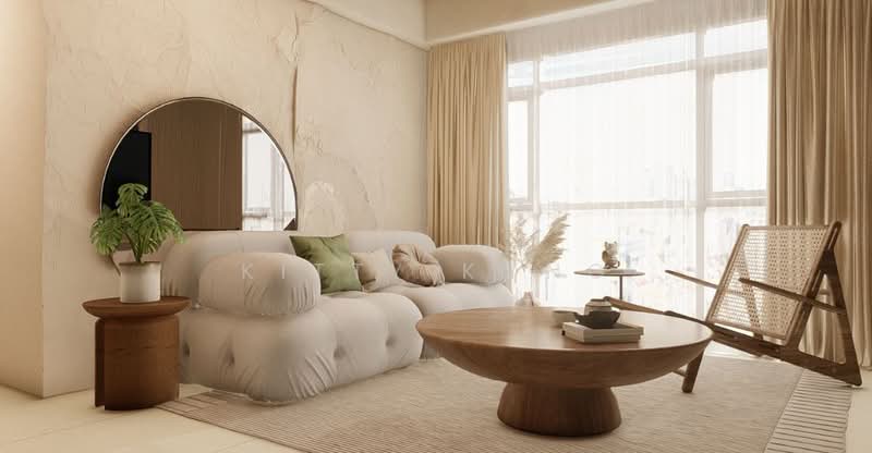 Service Residence for Sale at Greenfield Residence - Kitty Kong - Living Room - PropertyGuru.com.my