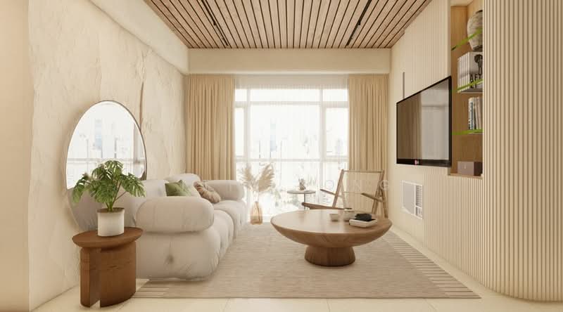 Service Residence for Sale at Greenfield Residence - Kitty Kong - Living Room - PropertyGuru.com.my