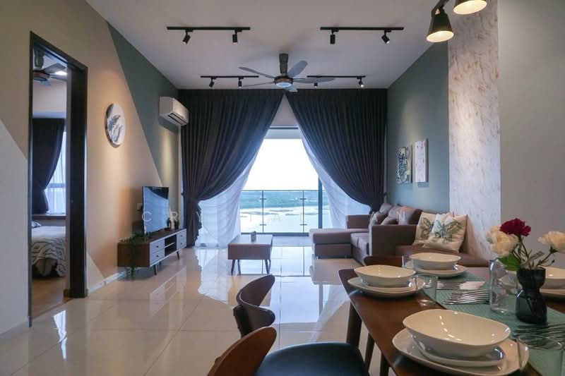 Condominium for Sale at Royal Strand @ Country Garden Danga Bay - Crystal Tan - Living Room - PropertyGuru.com.my