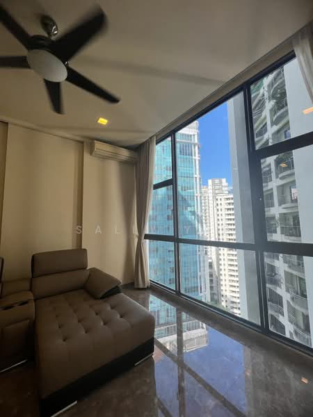 Servis Apartment untuk Dijual di Laman Ceylon - Sally Yap - Living Room - PropertyGuru.com.my