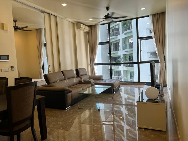 Servis Apartment untuk Dijual di Laman Ceylon - Sally Yap - Living Room - PropertyGuru.com.my