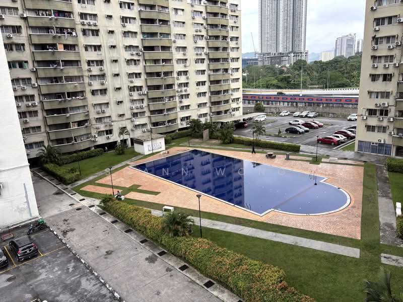Kondominium untuk Disewa di Sentul Utama Condominium - Shann Wong - BALCONY VIEW - PropertyGuru.com.my