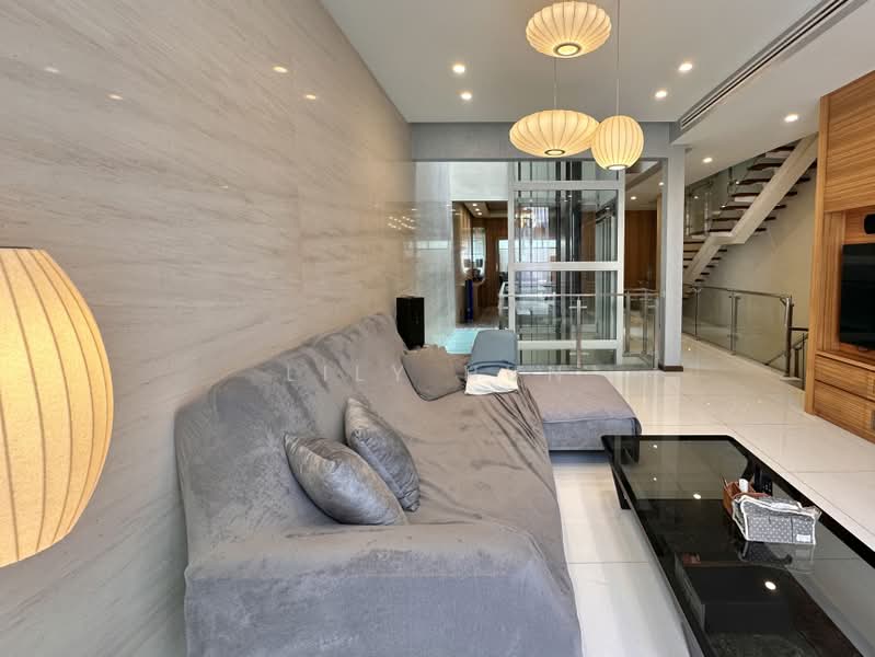 Rumah Teres 4 Tingkat untuk Dijual di Bukit Kiara (Kuala Lumpur) - Lily Hun - Living Room - PropertyGuru.com.my