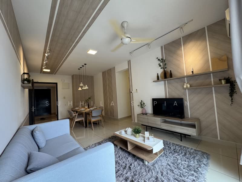 Kondominium untuk Dijual di Setia Seraya Residences - Suhhila Supian - Living Room - PropertyGuru.com.my