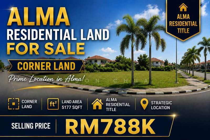 Residential Land for Sale in Alma (Bukit Mertajam) - Jason Chua - PropertyGuru.com.my