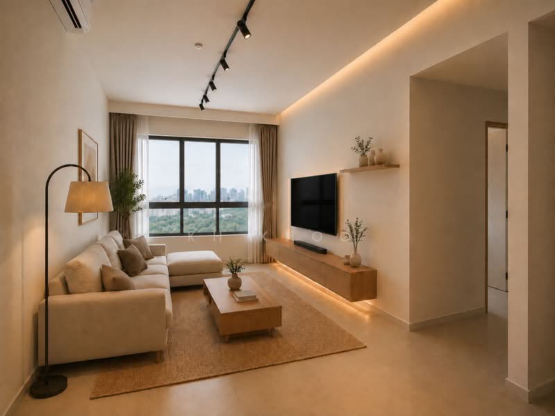 Service Residence for Rent at Subang Jaya City Centre (SJCC) : Teja - KH Khoo - Living Room - PropertyGuru.com.my