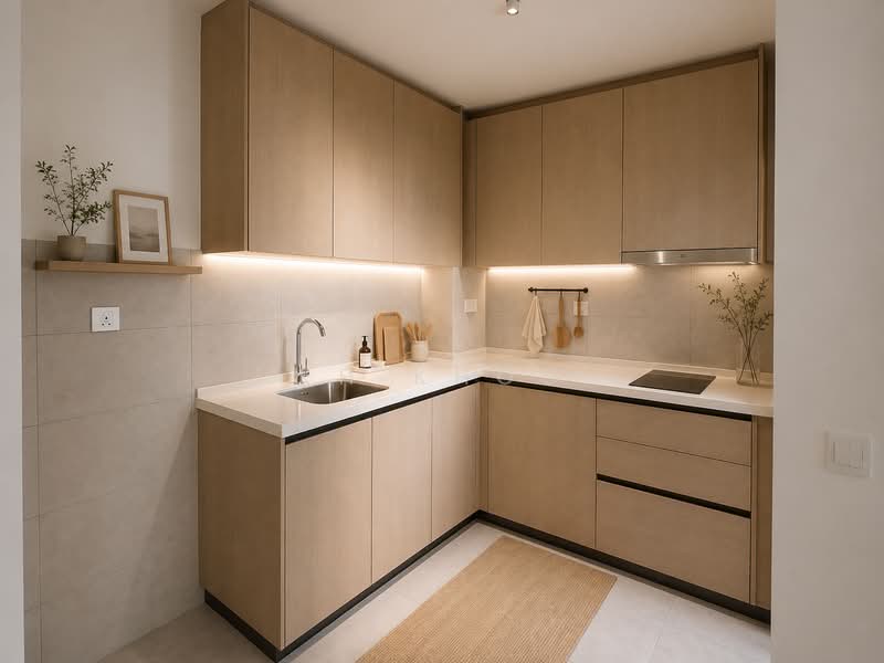 Service Residence for Rent at Subang Jaya City Centre (SJCC) : Teja - KH Khoo - Kitchen - PropertyGuru.com.my