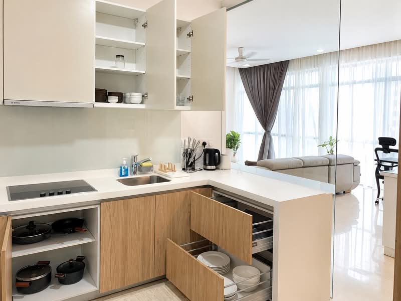 Servis Apartment untuk Disewa di The Panorama - Zane Lai - Kitchen - PropertyGuru.com.my
