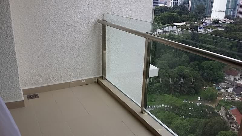 Service Residence for Rent at Suasana Bukit Ceylon / Raja Chulan Residences - Anizah Abdullah - Balcony - PropertyGuru.com.my